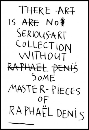 Liste et Commentaire, RaphaÃ«l Denis